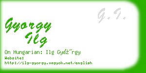 gyorgy ilg business card
